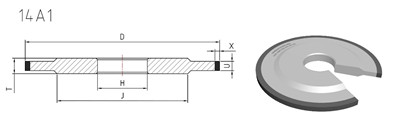 Cylindrical grinding for PCD tools