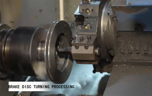 brake disc turning processing