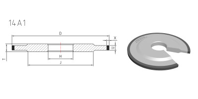 14A1 grinding wheel