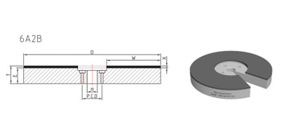 6A2 grinding wheel